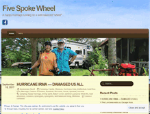 Tablet Screenshot of fivespokewheel.com